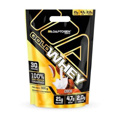 Imagem de Gold Whey - 900g Refil Coco - Adaptogen-Masculino