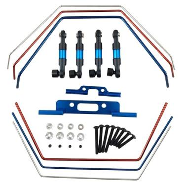 Imagem de Front & Rear Wide Sway Bar Kit for 1/10 Slash 2WD RC Truck, Metal Anti-Roll Bar Set Compatible with Traxxas Slash 2WD Upgrades, Suspension Stabilizer Upgrade Parts