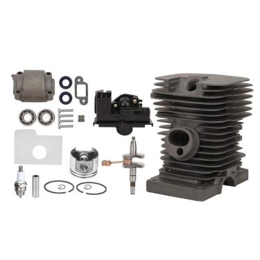 Imagem de Pilipane Kit de substituição do motor do eixo de manivela de pistão cilíndrico adequado para peças de motosserra 018 MS180 liga de alumínio 38 mm diâmetro 1075 g peso