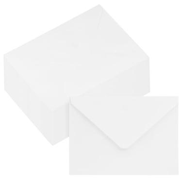 Imagem de SINJEUN 400 conjuntos de cartões de aquarela em branco com envelopes, 63,5 kg/300 g/m², cartão de cor de água para pintura artística, cartões comemorativos, convites de casamento de aniversário, notas