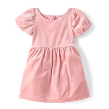 Imagem de The Children's Place Vestidos elegantes de manga curta para bebês meninas e crianças pequenas, Laços brilhantes Lt Plum, 6-9 Meses
