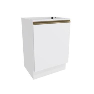 Imagem de Balcão Celeste Kappesberg 100% Mdf 1 Porta Branco 60cm