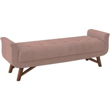 Imagem de Puff Recamier 160 Cm Pes Madeira Leville Veludo Sl 949 Peer - PERFAN M