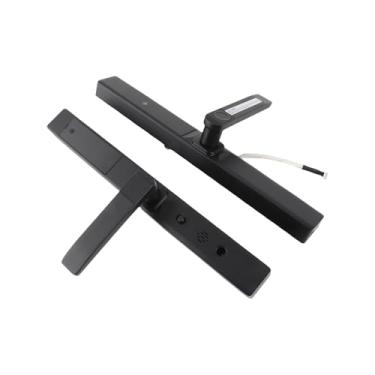 Imagem de FTVOGUE WiFi Smart Lock Entrada Sem Chave 5 Em 1 Chave de Cartão Com Senha de Impressão Digital TY APP Fechadura de Porta Em Liga de Alumínio para Porta Frontal de Espessura de 40-120 (Preto)