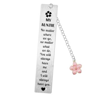 Imagem de Marcador de livro Auntie Presentes de Dia das Mães para tia, presentes de sobrinha e sobrinho