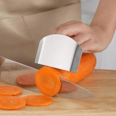 Imagem de Ferramenta de cozinha com protetor de dedos, protetor de aço inoxidável – Proteja seus dedos enquanto corta e corta Style59