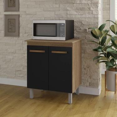 Imagem de Armário Multiuso Lis 2 Portas Cozinha MB1 - Doce Sonho Móveis, Savana 