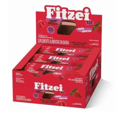 Imagem de Barra Proteina Fitzei 12Un De 40G Vitafor - Frutas Vermelhas