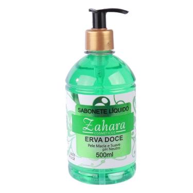 Imagem de Sabonete Líquido 500ml Erva Doce com Válvula - Tudo em Caixa
