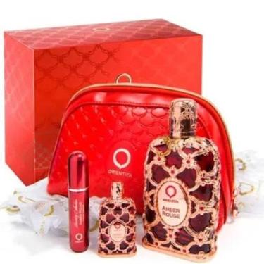 Imagem de Kit Perfume Árabe Amber Rouge Orientica Eua de Parfum Feminino 80ml, 7