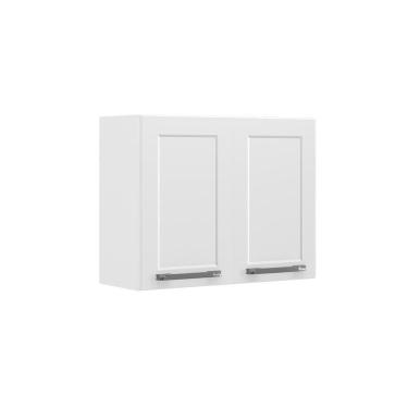 Imagem de Armário Aéreo De Cozinha Itatiaia Em Aço 2 Portas Branco Florença