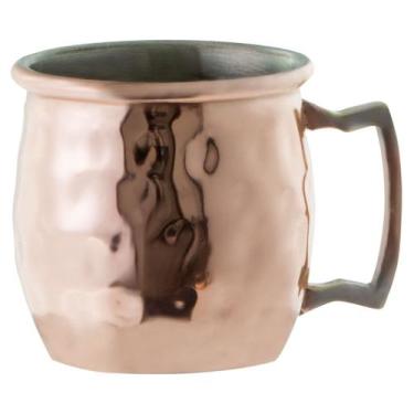 Imagem de Mini Caneca Martelada Moscow Mule Mimo Style em Aço Inox Cobreado 60 m