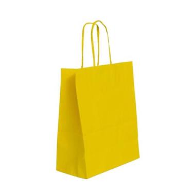 Imagem de Kit Com 10 Un De Sacola Amarela 17 5X8 5X21 5 Cm - Tamarozzi