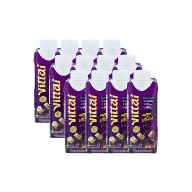 Imagem de Kit com 12 Smoothies Vittaí Açaí Sabor Banana 250ml Sem lactose, Sem g