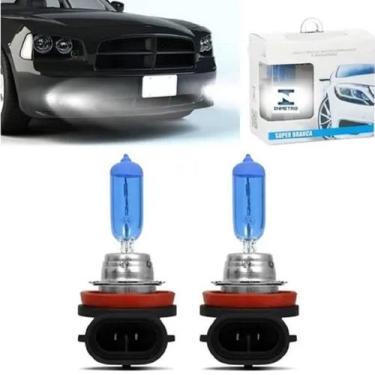 Imagem de Kit lampada h8 35w 12v super branca par h8 super - 0 ZERO