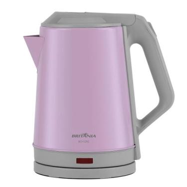 Imagem de Chaleira Elétrica Rosa Britânia 1,9L Inox BCH12RS, 220V
