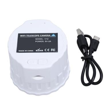 Imagem de Sunicon Câmera telescópica, ocular digital suporta gravação de vídeo 2K e fotos de 4 MP, câmera ocular eletrônica embutida para telescópio de 1,18 a 1,96 cm, para astrofotografia, observação de