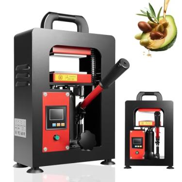 Imagem de Prensa Termica, 220V Máquina de Prensa Térmica Hidráulica 5T com 6 * 12CM Placas Aquecimento Duplas, Controlador Temperatura Manual Tela Lcd, Prensa Termica Sublimação