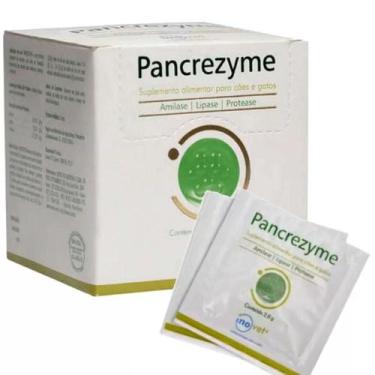 Imagem de Pancrezyme Saches Inovet Pancreatite Digestão Absorção Nutrientes Cão 