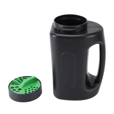 Imagem de Espalhador de mão, 2L ABS PP espalhador de gramado portátil ferramenta multiuso para fertilizante de grama, sementes de grama, sal e areia