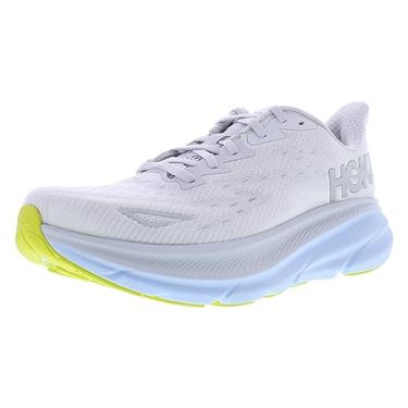 Imagem de HOKA Tênis feminino Clifton 9 Wide (Nimbus Cloud/Ice Water, us_Footwear_Size_System, adulto, feminino, numérico, largo, numérico_7_Point_5), Nimbus Cloud/Ice Water, 7.5 Wide