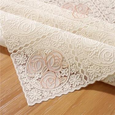 Imagem de Toalha de mesa floral de vinil para mesas de jantar, toalha de mesa retangular rústica de fazenda, elegante, vintage, flor 3D, toalha de mesa à prova d'água, para decoração de festa na cozinha, estilo