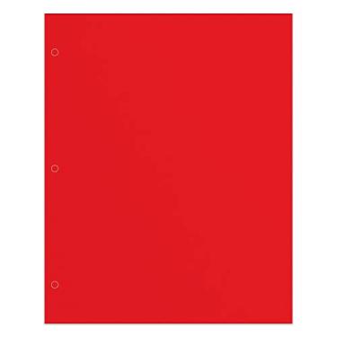 Imagem de Office Depot Pasta de papel com 2 bolsos de grau escolar da marca, tamanho carta, vermelha