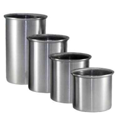 Imagem de Kit 4 Formas de Alumínio Cilíndrico N°09 para Velas Artesanais