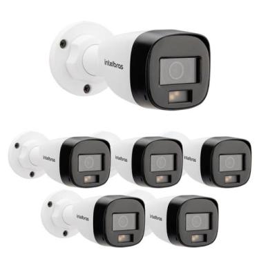 Imagem de Kit 6 Câmeras Multi HD 2 Megapixels 20m VHD 1220 B FULL COLOR Intelbra