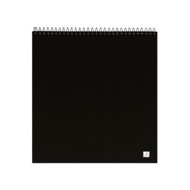 Imagem de Agenda Espiral Preta, Caderno de Anotações com 200 Páginas, Capa Dura, Formato A4, Material Escolar e Escritório