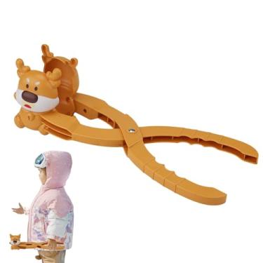 Imagem de Shakven Brinquedos para fazer bolas de neve, molde para fazer bolas de neve | Molde para fazer bolas de neve de alces de Natal,Brinquedos criativos de inverno, jogos engraçados de neve, clipe de bola