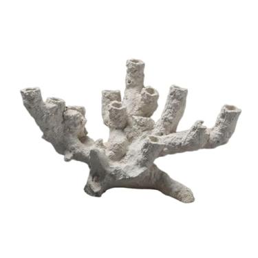 Imagem de Generic Decoração para aquário com anêmonas, abrigo para peixes, caverna de reprodução, ambiente marinho, decoração de para aquapaisagismo, Style a