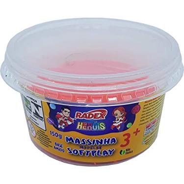 Imagem de Massa Para Modelar, Radex, Heróis, Vermelho, 150 Gramas