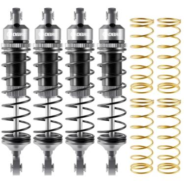 Imagem de OGRC 92mm Shock Absorber with Progressive Springs for 1/16 Traxxas Mini Maxx XRT 1/10 TRX4 SCX10 (Grey)
