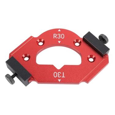 Imagem de Garosa Modelo de Chanfro de Canto R30 T30 Gabarito de Raio, Gabarito de Chanfro de Canto Redondo de Liga de Alumínio para Projetos de Marcenaria de Fabricação de Móveis Com Marcações Claras