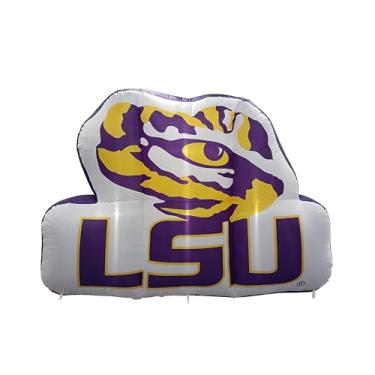 Imagem de FANMATS Mascote inflável NCAA LSU Tigers - Expositor inflável autoinflável, ventilador e cordões embutidos, logotipo oficial da equipe – mostre seu espírito durante todo o ano