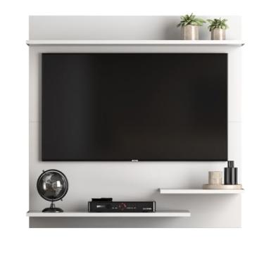 Imagem de Painel Para TV 32" Suspenso Sala Quarto com Prateleiras Madri