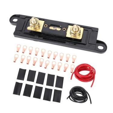Imagem de SPYMINNPOO Cabo de Bateria 4AWG 20 Pés Com Caixa de Fusíveis 150A, Fio de Alimentação de Alumínio Revestido de Cobre para Carros, RVs, Reboques, Iluminação Interna, Estéreos, Inversores, Cabos de
