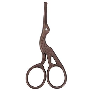 Imagem de Tesoura de design de guindaste de aço inoxidável, profissional, bordado, costura, artesanato, ferramenta para faça você mesmo, bordado, corte de papel, 3,7 polegadas (Tesoura de guindaste de cabeça