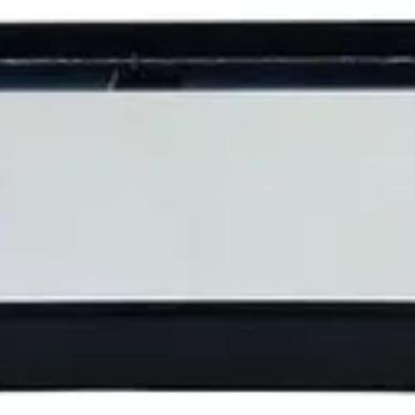 Imagem de Bandeja Espelhada Banheiro Lavabo Bandeja Decorativa Multiuso (Oval Lisa Preto 30x12cm)