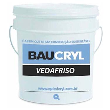 Imagem de Sika - Emulsão acrílica - Baucryl Vedafriso Branco - Impermeabilizante - Para juntas, frisos, fissuras, molduras - Durável - Balde 12 kg