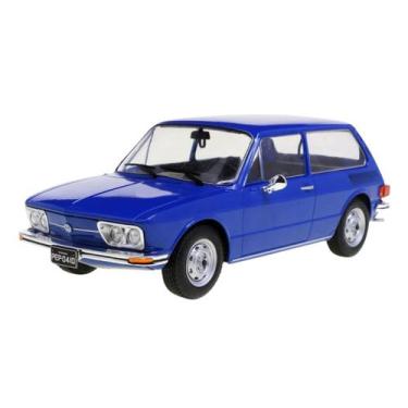 Imagem de Miniatura Carro Volkswagen Brasília 1976 1/24 Azul California Toys 242