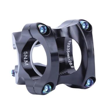 Imagem de Mesa ultraleve para MTB, guidão de 35 mm, usinagem CNC, inclinação de 0 graus, suporte para bicicleta, espiga de 31,8 mm e 28,6 mm. Peças para mountain bike.(Black)