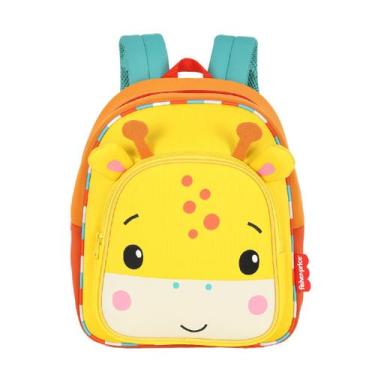 Imagem de Mochila Infantil Escolar Creche Passeio Animais Fisher Price - Luxcel,