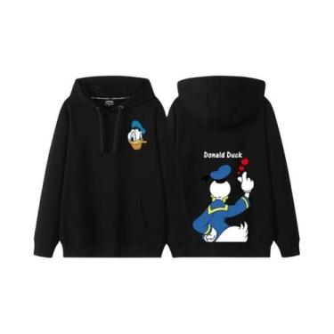 Imagem de Moletom com Capuz Anime Feminino Pato Donald e Margarida - Outono/Inve