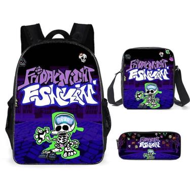 Imagem de Conjunto de mochilas Fridays Nights Funkins Satchel para crianças, 3 peças