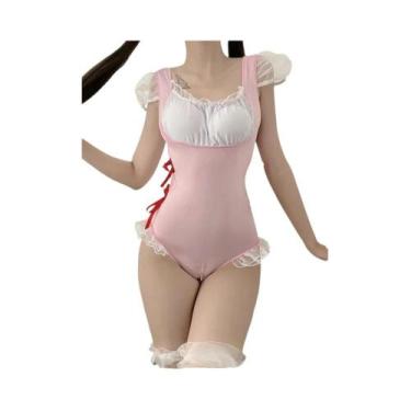 Imagem de Saia Mini Feminina Fofa E Blusa Justa, Uniforme Escolar, Fantasia De C