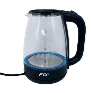 Imagem de Jarra Elétrica em Vidro, 1,8 Litros, 220V, 1500W, Desligamento Automático, LED Indicador, Base Removível, Inox e Polipropileno