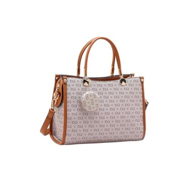 Imagem de Bolsa Charmosa e Funcional Monograma Elegance Chenson - Bege 3485410