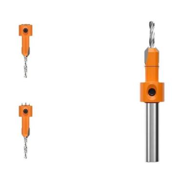 Imagem de Broca Escareadora HSS De 8mm Com Haste Para Extrator De Parafusos, Fer
